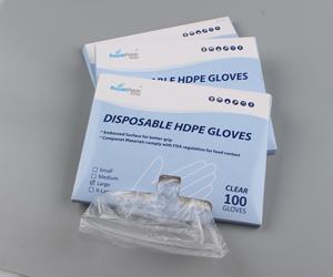 Одноразовые полиэтиленовые перчатки с индивидуальным логотипом и размером, кухонная Парикмахерская промышленность, чистые пищевые продукты, заводские дешевые цены, Лидер продаж - Product Image 2