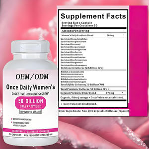 Probióticos de Alta Calidad para Mujeres Adultas, 50 Mil Millones de UFC, con Arándano <span class=keywords><strong>Rojo</strong></span>, Apoyo Inmunológico a Base de Hierbas, Cápsulas de Fibra Dietética, No Apto para Embarazadas - Product Image 3
