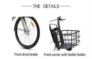 Sistema de Bicicletas Públicas Urbanas de Una Velocidad TXED Premium para Alquiler, Cuadro de Aleación de Aluminio Totalmente Resistente a Impactos, Compartible - Product Image 6