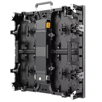 Écran LED intérieur mobile P2.6 500x500mm, panneaux LED intérieurs, mur vidéo, fond de scène, écran d'affichage LED pour événements