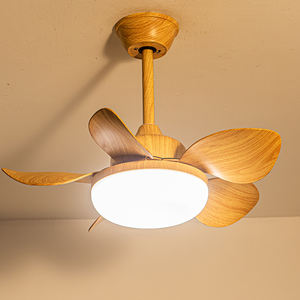 Ventilateur de plafond minimaliste à moteur DC de 26 pouces avec 5 pales, télécommande, purification de l'air, fonctionnement silencieux de 30 à 34 dB pour les chambres à coucher - Product Image 2