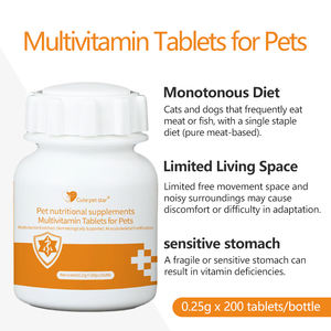 Venta al por mayor 200 Tablet Suplemento para mascotas Suplementos para el alivio del dolor de cadera para perros Productos para el cuidado de la salud en botellas Venta al por mayor Control de plagas - Product Image 3