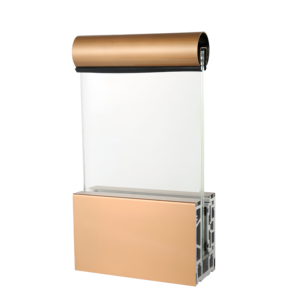 Outside Modern Balcony U Channel Glass Railing LED Light <b>Frameless</b> Aluminum <b>Frame</b> Resistant Easy Install Balustrades Handrails - Product Image 2