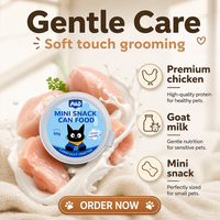 Usine de production de boîtes de nourriture humide pour chats, personnalisées OEM/ODM, aromatisées au poulet, au bœuf, au saumon et au thon, riches en protéines, naturelles et en conserve