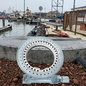 25 inch kèm theo nhà ở trục đơn Worm Gear slewing Ổ máy xúc ROTARY xô log grappler năng lượng mặt trời sản phẩm liên quan - Product Image 3