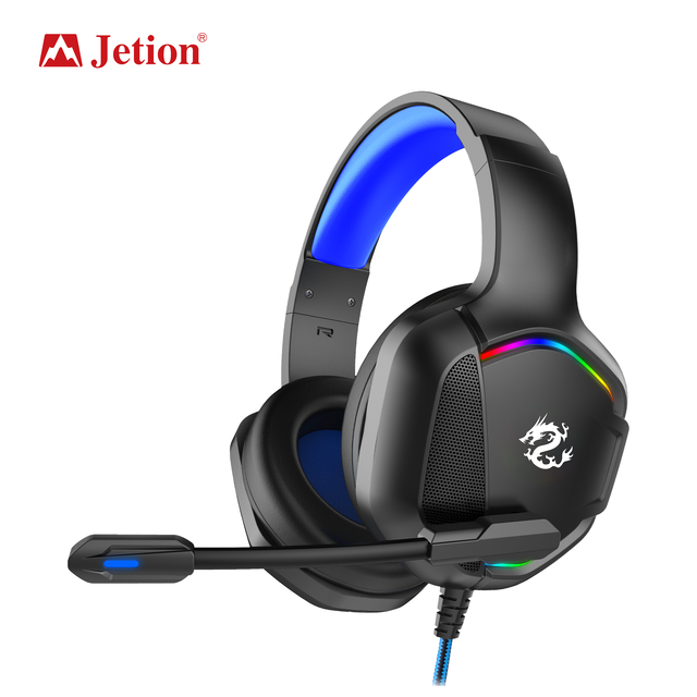 Gaming Headset SSS USB7.1 Microphone 50mm Driver Over-Ear Earmuff Sports RGB Lighting 2.1m Braided Cable Mobile Phone PC Voice