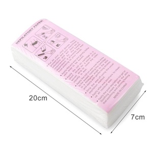Bandes de cire dépilatoire jetables en non-tissé pour l'épilation corporelle, véganes, en tissu non-tissé, vente en gros - Product Image 6