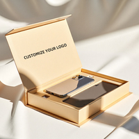 Coffrets cadeaux électroniques de luxe personnalisés emballage mystère de téléphone avec boîtes en papier imprimées avec logo pour cadeau
