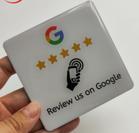 Individuell Bedruckte Yelp-Bewertungs-Epoxy-NFC-Smartcard, PVC-Epoxy-Tag mit NTAG215-Chip