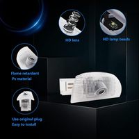 LED-Auto-Begrüßungslicht-Projektor mit Logo für S-Klasse W220, SL-Klasse R230, CL-Klasse W215 – Laser-Ghost-Shadow-Lampe