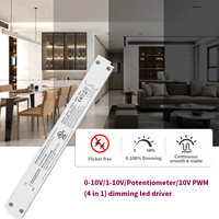 Drivers LED intérieurs 0-10V, alimentation 120V 220V AC, 12V 3A DC, driver dimmable pour bande LED 12V 36W