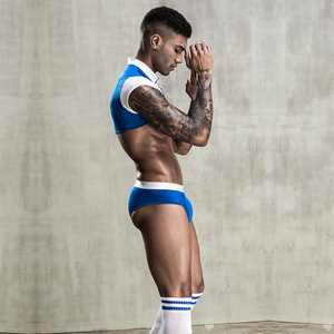 <span class=keywords><strong>AliExpress</strong></span>-<span class=keywords><strong>ropa</strong></span> <span class=keywords><strong>interior</strong></span> Sexy para <span class=keywords><strong>hombre</strong></span>, jugador de fútbol uniforme para, club nocturno, lencería, 2022 - Product Image 5