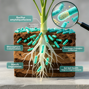 Polvere di Bacillus Amyloliquefaciens (Fermentazione in Stato Solido) 1000 Miliardi/g CFU 98% Tasso di Spore 8% Contenuto d'Acqua da Hubei - Product Image 4