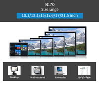 Nuevo Ordenador Industrial de 17 Pulgadas con Pantalla Táctil Integrada, Panel Frontal IP65, Procesador Intel Core i3/i5/J1900, DDR3, Formato Cuadrado 5:4, Todo en Uno