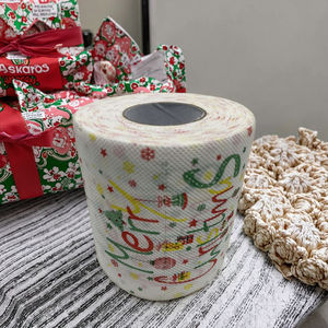 Joyeux Noël, rouleau de <span class=keywords><strong>papier</strong></span> <span class=keywords><strong>toilette</strong></span> personnalisé imprimé, <span class=keywords><strong>papier</strong></span> <span class=keywords><strong>toilette</strong></span> de <span class=keywords><strong>blague</strong></span> de Noël, vacances de Noël - Product Image 4