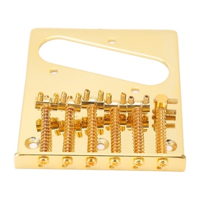 Puente de <span class=keywords><strong>guitarra</strong></span> de 6 cuerdas con ranura para pastilla single coil para <span class=keywords><strong>guitarra</strong></span> eléctrica TL <span class=keywords><strong>Telecaster</strong></span>, dorado - Product Image 1