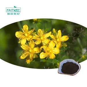 Faitury Wholesale Mood Support Natural St. John'<strong>s</strong> Wart <strong>Extract</strong> <strong>Powder</strong> 0.3% Hypericin Brown St Johns Wort <strong>Extract</strong> <strong>Powder</strong> - Product Image 1