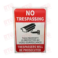 Panneau de signalisation routière en aluminium personnalisé ZONA Interdiction de stationnement, impression numérique UV avec stratifié anti-UV transparent