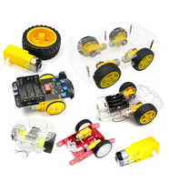 Moteur de décélération intelligent à double axe jaune pour voiture, DC3V-12V, couple de 800gf, 26g, composants électroniques pour la robotique