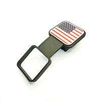 Cnc personnalisé pièces automobiles transfrontalières voiture bouchon d'obturation remorque crochet bouchon anti-poussière bouche carrée housse de protection 2 pouces couvercle de remorquage