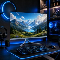 Moniteur de jeu plat 24 pouces FHD 1 ms 100 Hz 99 % sRGB, écran d'ordinateur professionnel pour bureau, vente en gros OEM ODM d'usine