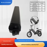 Boîtier de batterie vide ALX127 OEM avec support de batterie pour tube diagonal 48V DIY