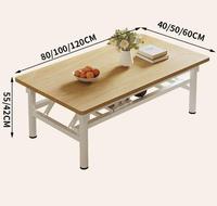 Table à manger rectangulaire pliable moderne en chêne écologique Sen Qing Shandong avec pieds en métal, étanche et stable, design simple