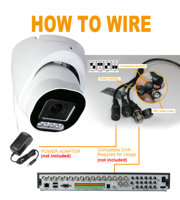 5MP Analog Security Turret Camera Outdoor, 5X Optical Zoom,4-in-1(TVI/CVI/AHD/CVBS),Built-in Mic,IR Night Vision,IP67,Metal,NTSC