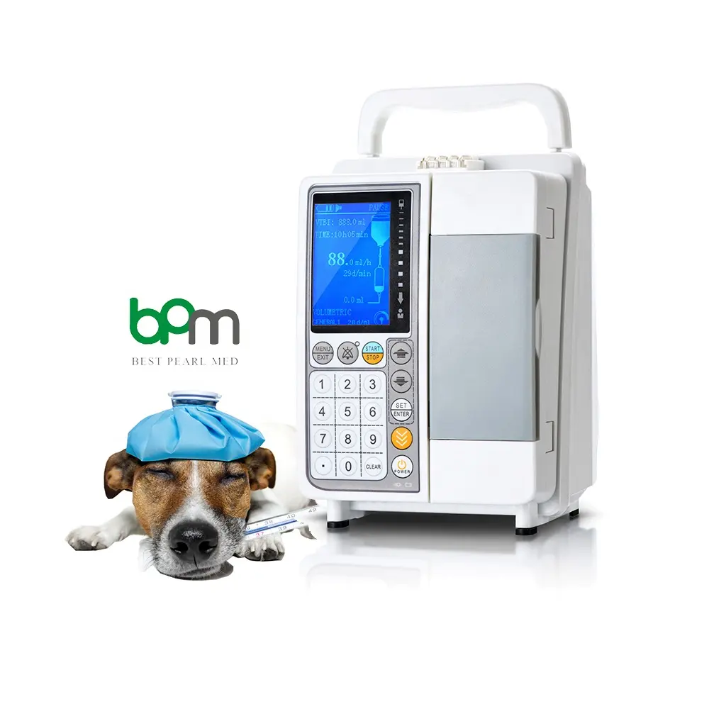 BPM-IP07V pompa per infusione animale domestico automatica veterinaria volumetrica portatile di alta precisione