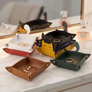 PU Leather Cute Cat Shape <b>Foldable</b> <b>Desk</b> Tray with Embossing Printing-Durable Promotional Gift for <b>Office</b> or Gaming - Product Image 1