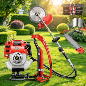 Desbrozadora de gasolina de 2KW, 37.7CC, de cuatro tiempos, de mochila, de montaje lateral, para cortar césped y maleza, ¡Gran oferta! - Product Image 1