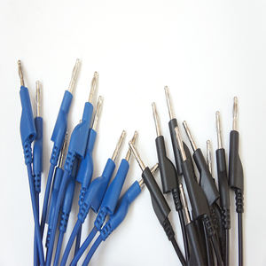 Подгонянный провод для проверки мощности 4 мм двухсторонний Банановый штекер с проводом, тестовый провод высокого тока, силиконовый соединительный провод - Product Image 6