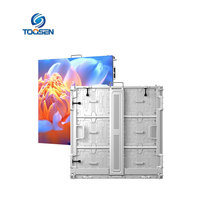 Эффективный производитель Toosen: Уличный светодиодный видеоэкран IP65, ультралегкий, пыленепроницаемый, с широким углом обзора, P4, для наружного применения.