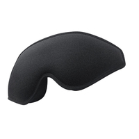 Masque chauffant électrique USB en coton tricoté élastique pour les yeux, avec compresse chaude et massage à la vapeur, personnalisable avec logo OEM pour le sommeil