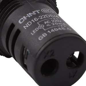Luz Indicadora de Sinal Original CHINT ND16-22D/2 Amarela Verde Vermelha 24V 220V 380V - Product Image 4