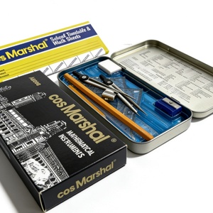 Wholesale Hot Style Promotional Compass Divider Math <b>Tool</b> Instrument Stationery Geometry Set with <b>Metal</b> <b>Box</b> - Product Image 6