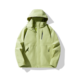 Customized logo Autumn <b>jacket</b> is <b>light</b> and simple Simple is a solid color tooling <b>jacket</b> Outdoor <b>waterproof</b> and windproof hooded - Product Image 2