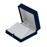 Nouveau design de boîte de présentation de rangement de bagues personnalisée boîte de montre en cuir noir organisateur de colliers de bijoux boîtes cadeaux magnétiques paquet