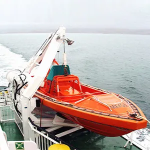 Fast rescue boat launching appliance davit