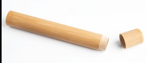 Brosse à dents de voyage adulte boîte à brosse à dents en bambou logo personnalisé bambou avec support ensemble brosse à dents en bois - Product Image 4