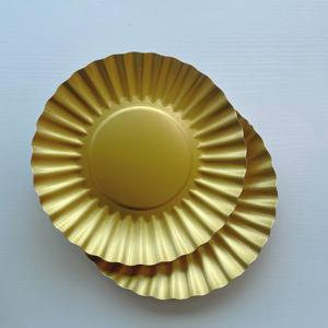 Bon marché Prix de gros <span class=keywords><strong>Assiette</strong></span> en papier jetable or argent brillant <span class=keywords><strong>Assiette</strong></span> en papier pour fête 8 "10" Assiettes à gâteau <span class=keywords><strong>Assiette</strong></span> à dessert - Product Image 6