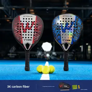 ไม้เทนนิส CWIN 4090 3K บอร์ดเน็ตแร็กเก็ต ไม้พาเดลเทนนิส พร้อมคาร์บอนไฟเบอร์ 3K ดีไซน์โปร่งใส น้ำหนักเบา - Product Image 4