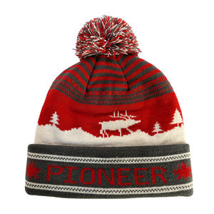 หมวกไหมพรมถักสำหรับผู้หญิงและผู้ชายหมวกบีนนี่แบบนุ่มสำหรับฤดูหนาวออกแบบได้ตามต้องการ - Product Image 3