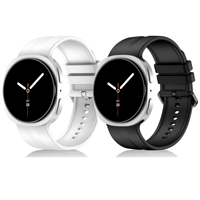 Bracelet de montre intelligente en silicone de conception originale OEM d'usine, bande universelle de 20 mm pour Samsung Galaxy Watch 8 9