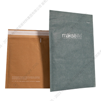 XCGS Sacs d'expédition en papier kraft rembourrés 100 % biodégradables avec logo personnalisé pour boucles d'oreilles, colliers, montres