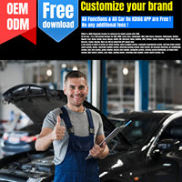 Escáner OBD2 Konnwei Kdiag Mini Actualizado, Gratuito, para Todos los Sistemas, Aplicación Gratuita, Escáner Bluetooth OBD2 para iPhone y Android
