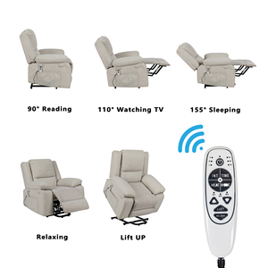Sillón reclinable eléctrico moderno de alta calidad, el más vendido, para sala de estar, sillón de descanso, tapizado en tela, adecuado para - Product Image 3