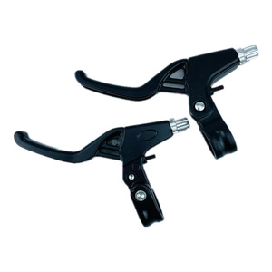 Levier de frein de vélo de montagne Qt-69325417 en alliage d'aluminium, poignée de frein pliable à 2 doigts, noir, argent, rouge, bleu - Product Image 5