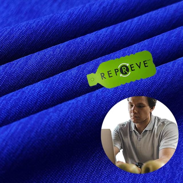 REPREVE Made From Recycled Plastic Bottles Sorbtek Reflexx High Elasticity Sportswear Polo Shirt Rpet Moisure-wicking Fabric