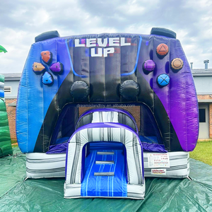 Château gonflable commercial en PVC, niveau supérieur, avec écouteurs, jeu de saut Tik Boys Tok, maison de rebond, événement en plein air, trampoline <span class=keywords><strong>pour</strong></span> fête - Product Image 2